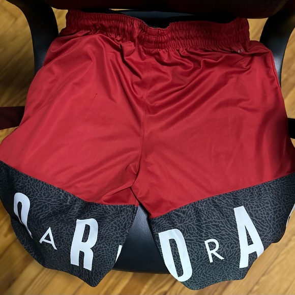 Red Black Air Jordan Shorts - Picture 1 of 4